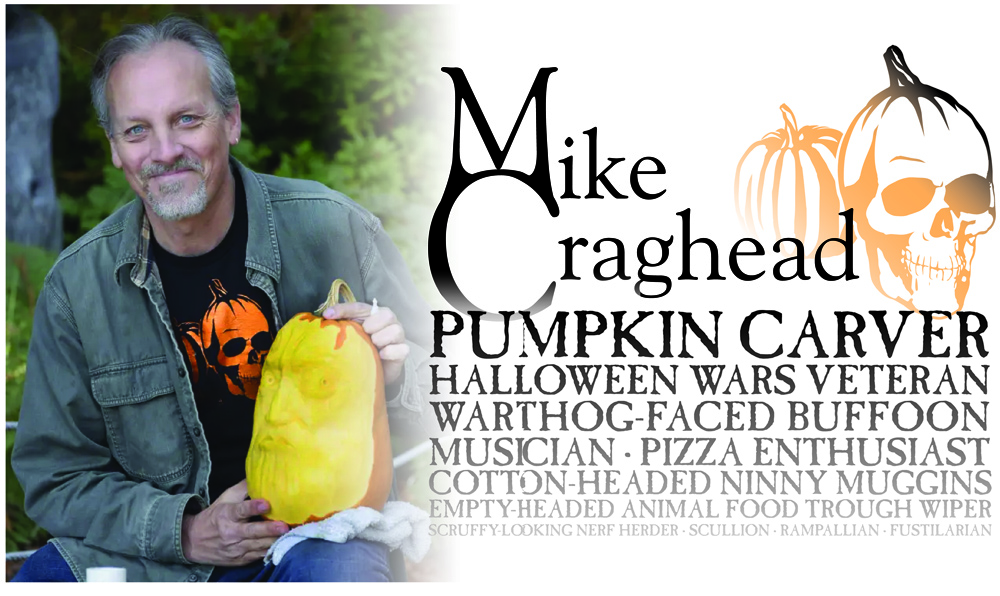 click for full size: This is what Mike looks like when he is holding a pumpkin at a zoo (Photo Courtesy of Sequoia Park Zoo Foundation).